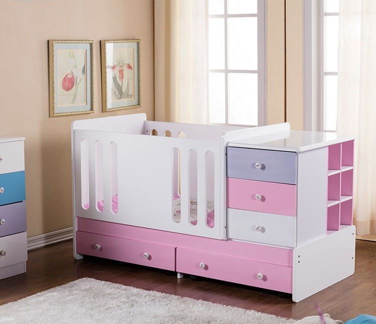 Baby Crib with drawers