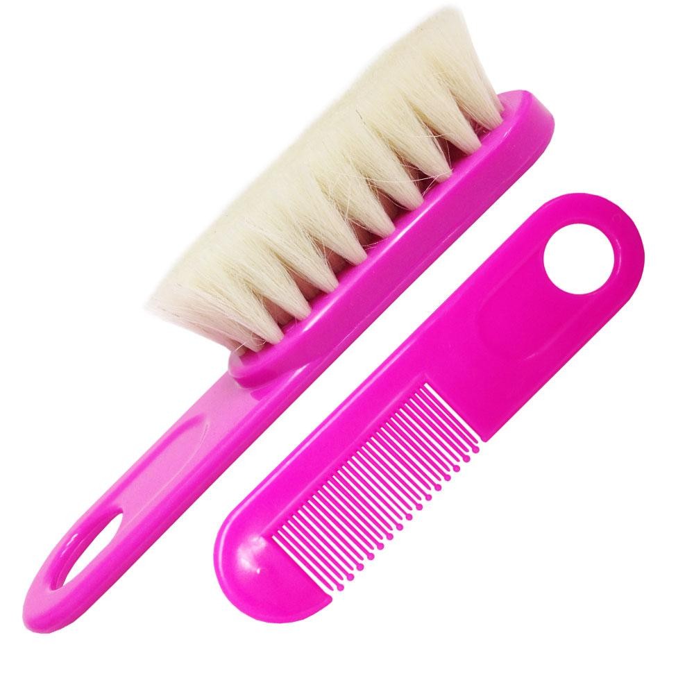 baby-pink Brush-Comb-Set