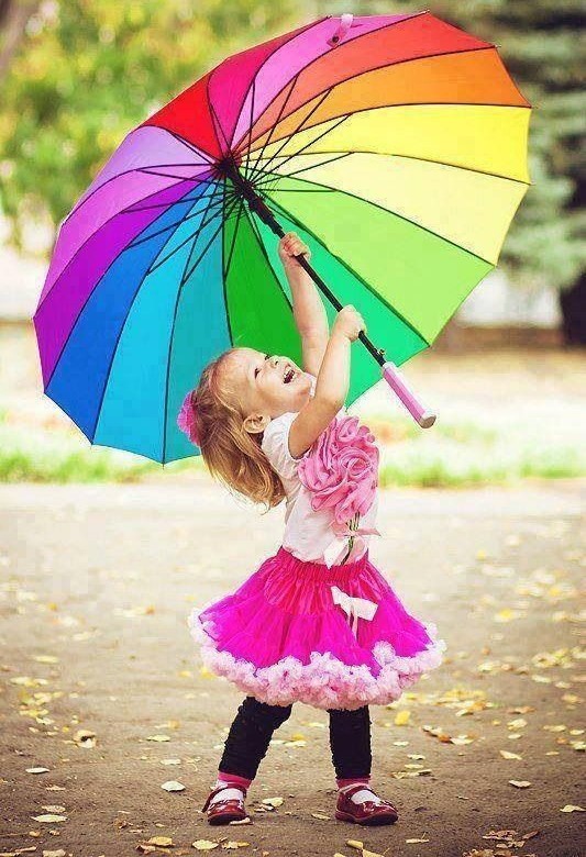 rainbow umbrella